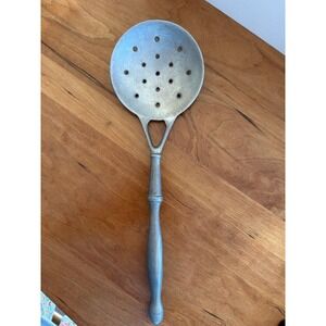 Vintage Wilton Armetale 1976 Skimmer Straining Spoon Columbia PA